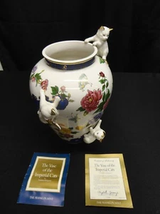 "Il vaso dei gatti imperiali" Toshiharu Kitagawa Franklin gattini come nuovo 1989 - Foto 1 di 10