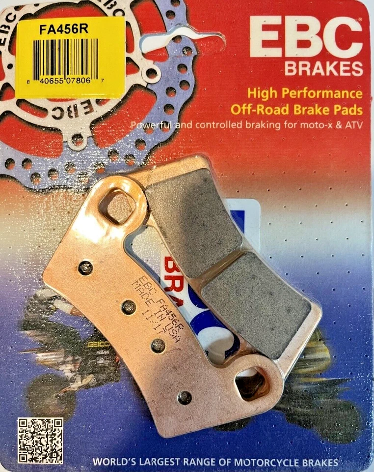 Pastillas de freno delanteras o traseras EBC / Polaris Outlaw 450 S / MXR #FA456R Foto 1 de 1