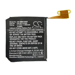 Batterie 250mAh type EB-BR720ABE pour Samsung Gear S2, R7200 R720X R732, SM-R720 - Photo 1 sur 4