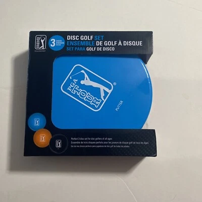 PGA TOUR 3-Disc Golf Starter Set Driver Mid-Range & Putter For all Ages - Image 1 of 2