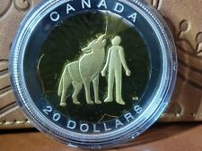 2014 $20 SILVER AND GOLD COIN "HUMILITY"  SEVEN SACRED TEACHINGS FIRST NATIONS