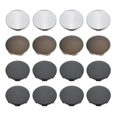 68mm Wheel Cap Cover Black & Bronze Blank Center Hub Caps For Rims Parts - 4pcs - Image 1 of 4