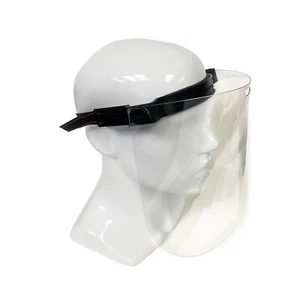Lucent Path ANSI CE Clear Reusable Visor Face Shields With Adjustable Headband - Picture 1 of 29