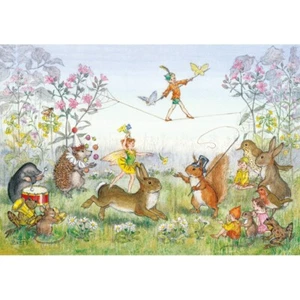 Molly Brett - PIXIE CIRCUS - MEDICI POSTCARDS - Picture 1 of 2