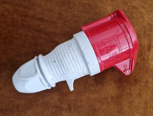 WALTHER 32A-6h, 230/400V, Cable Mount CEE Socket, Type 330, Red, IP44 - Picture 1 of 9
