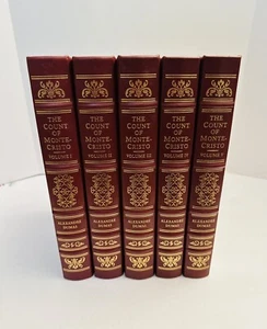 392/800 COUNT OF MONTE CRISTO by Alexandre Dumas ~ 5 Vol DELUXE Easton Press Set - Picture 1 of 10