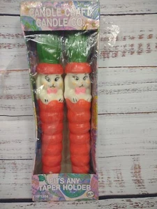 Vintage Ostern Spitzkerze Bastelset Hase Kaninchen Karotte Hut Neu im Karton - Bild 1 von 11