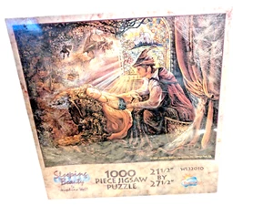 Josephine Wall 1996 jigsaw puzzle, Sleeping Beauty, 1000pc -RARE Wl32010 Sealed - Picture 1 of 7
