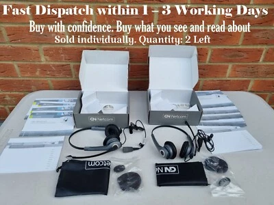 GN2000 IP Duo, Noise Cancelling. Part Number: 2019-82-04. Product type: Headset - Image 1 of 4