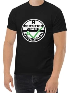 New JDM Certified Zip Tie Technician Men's T Shirt S-3XL Assorted Colors - Picture 1 of 8