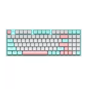 Abko AN94BT Bluetooth Gaming Keyboard (Cotton Candy, Brown Nonclick) - Picture 1 of 5