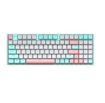 Abko AN94BT Bluetooth Gaming Keyboard (Cotton Candy, Brown Nonclick) - Image 1 of 4