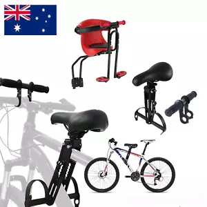 Bike Front Mounted Child Seat Kids Top Tube Bicycle Detachable Child Armrest - Picture 1 of 14