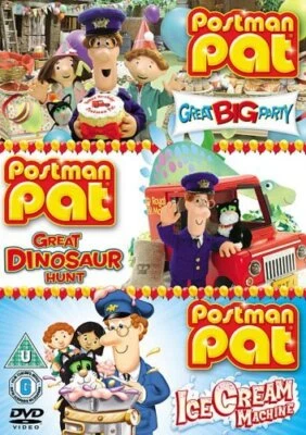 Postman Pat: Great Big Party/Great Dinosaur Hunt/The Ice Cream DVD (2009) Ivor - Image 1 of 2