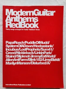 MODERN GUITAR ANTHEMS RED BOOK - 30 songs - TAB + CHORDS - IMP - VGC - Picture 1 of 4