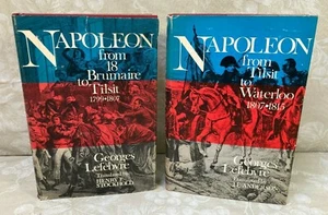 Napoleon 2 Volume Book Set by Georges Lefbvre 1969 w/ Dust Covers 1st Edition - Picture 1 of 12