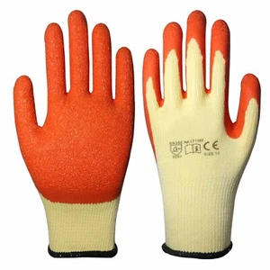 5 Pairs + 1 Pair Free Orange/Yellow Work Safety Builders Gloves - Picture 1 of 3
