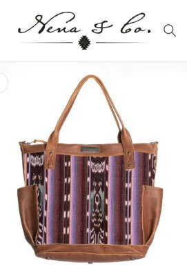 Nena & Co. Идеальная сумка средний - ремесленник коллекции гиацинт кафе кожи новый - Изображение 1 из 4