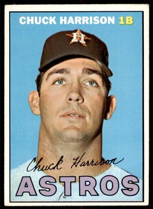 1967 TOPPS CHUCK HARRISON HOUSTON ASTROS #8
