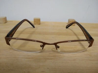 GEOFFREY BEENE Engage Anteojos Medio Borde 50-18-135 Marrón/Negro Mármol CP27 Foto 1 de 4