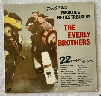 The Everly Brothers LP "Don & Phil's Fabulous Fifties Treasury"1974 1st Press Ex - Image 1 of 4