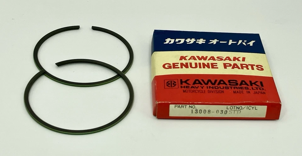¡Nuevo! Anillos de pistón genuinos 1973-1975 Kawasaki F11 F11M 250 - JB5 Foto 1 de 1
