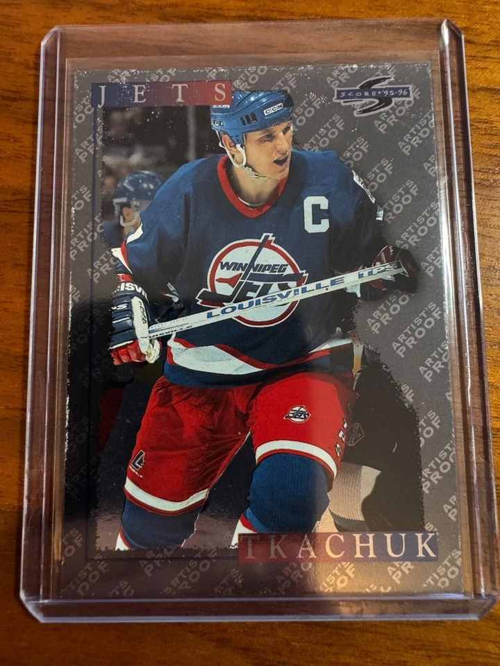 KEITH TKACHUK - 1995 Pinnacle Score Black Ice Artist's Proof #33 - Image 1 of 1