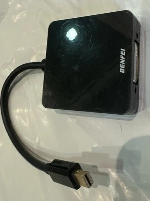 Display Port DP Male to DVI-D & DVI-I Female Adapter Cable Converter Lead 4K HD - Image 1 of 4