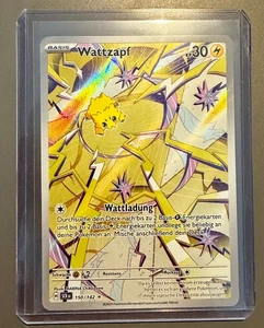 Wattzapf 150/142 Illustration Rare Stellarkrone Pokemon Karte Deutsch - Bild 1 von 2
