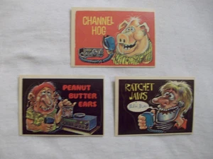 (3) 1978 DONRUSS CB CONVOY CODE STICKERS w/RATCHET JAWS,CHANNEL HOG,PEANUT BUTTE - Picture 1 of 2