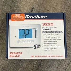 Termostato Braeburn 3220 no programable nuevo con caja - Imagen 1 de 4