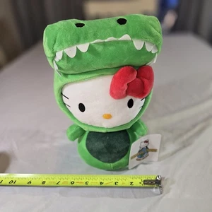 Universal Studios Hello Kitty In Alligator Disfraz Peluche Juguete 10" Nuevo con Etiquetas - Imagen 1 de 4