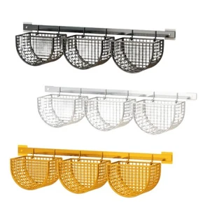 Wall Mount Basket Potato Holder Space Saving Seasoning Shelf Storage Basket for - Picture 1 of 18