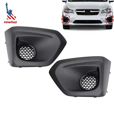 For 2012-2014 Subaru Impreza Front Bumper Fog Light Bezel Cover Left and Right - Image 1 of 4