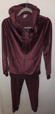 Victoria's Secret PINK Velour Tracksuit Lounge Set XS/S - Image 1 of 4