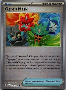 Ogre's Mask 118/131 (Poke Ball Pattern) 118/131 - Prismatic Evolutions Holo - Picture 1 of 2