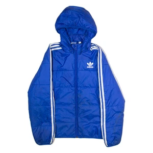 Chaqueta acolchada azul con capucha ADIDAS ORIGINALS para niños 12-13 años - Imagen 1 de 6