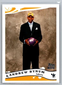 2005-06 Topps #230 Andrew Bynum novato Los Angeles Lakers - Imagen 1 de 2