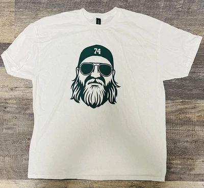 Nick Mangold Tribute T-Shirt NYJ Rare Stadium Giveaway Size 100% Cotton - Image 1 of 3