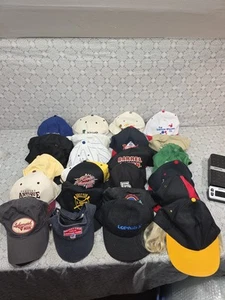 Lot Of 24 Hats Bigs Bunny Cubs Fishing Beer Strapback Snapback Hard Rock Hat - Picture 1 of 3