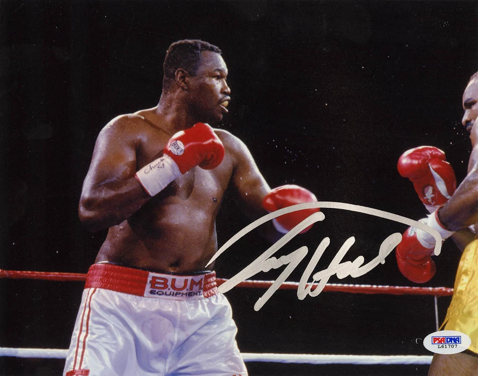 Larry Holmes SIGNED 8x10 Photo Boxing Champion PSA/DNA AUTOGRAPHED - Image 1 of 1