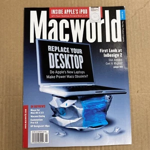 MacWorld Magazine Jan 2002. Replace your Desktop First Look at InDesign 2 - Picture 1 of 7