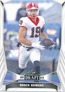 #18 BROCK BOWERS 2023 Leaf Draft Football GEORGIA