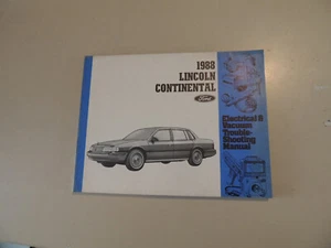 Lincoln Continental 1988 manual eléctrico manual de taller - Imagen 1 de 9