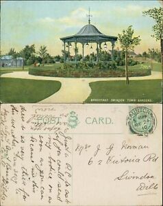 Swindon Town Gardens Bandstand 1910 Taunton SOTN Postmark Hartmann 2725/5