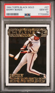 1994 Topps Black Gold Barry Bonds #27 - PSA 10 Gem Mint