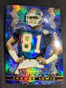 1995 Bowmans Best Thomas Lewis REFRACTOR Card #7 Giants - Picture 1 of 2