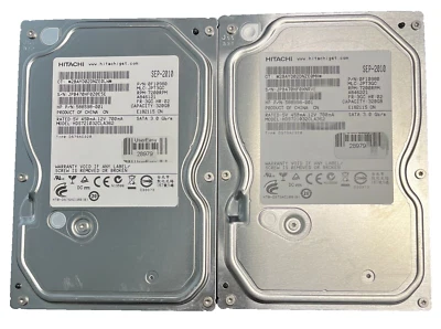 Bundle of 2 Hitachi 320GB HDS721032CLA362 SATA II 7200RPM Hard Drives - Image 1 of 2