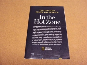 National Geographic May 2016 Map Yellowstone Below The Surface In The Hot Zone - Picture 1 of 2
