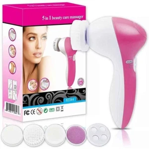 5 in1 Electric Facial Cleaner Wash Face Brusher Hand Skin Exfoliation Massager A - Picture 1 of 8